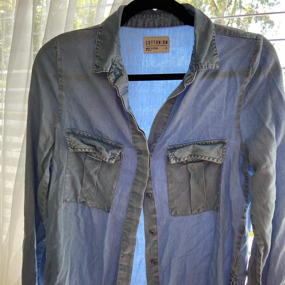 Denim button down - Picture 2 of 5